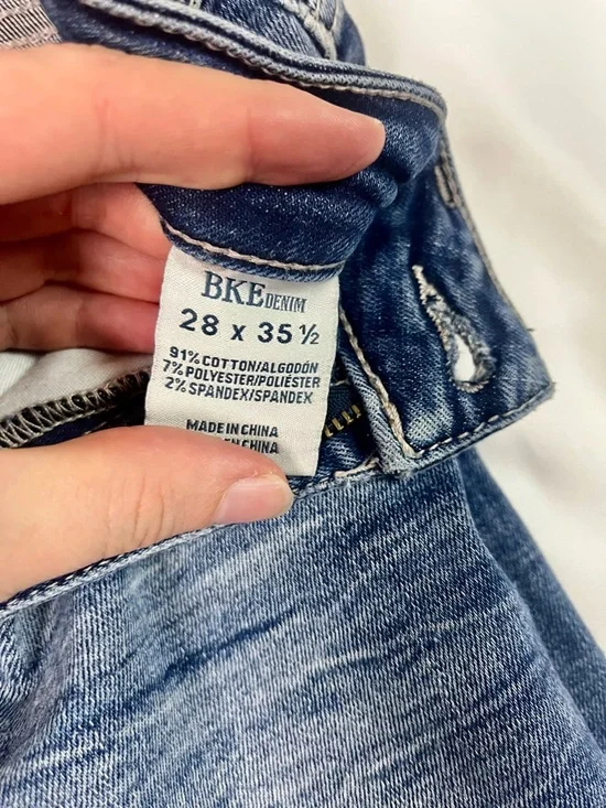 BKE Women's Billie slim fit high rise super flare jeans 28x35.5 - Picture 5 of 14